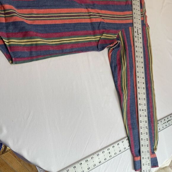 NWT Ralph Lauren VTG 80s Stripe NOS Long Sleeve Button Down Shirt Size XXL NEW - Picture 7 of 10